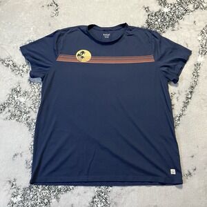 Marine Layer Shirt Mens Size XXL Navy Blue Grateful Dead Oakland Coliseum SS